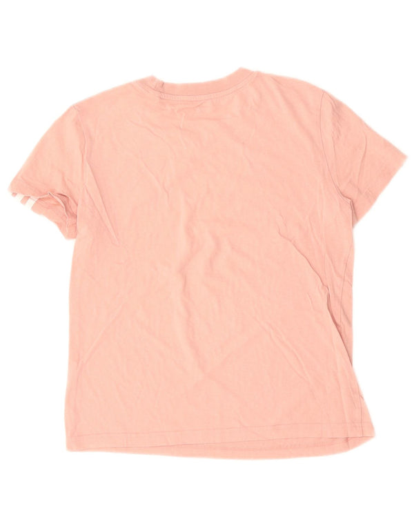 ADIDAS Camiseta Mujer Top UK 8/10 Small Rosa Algodón