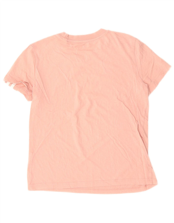 ADIDAS Camiseta Mujer Top UK 8/10 Small Rosa Algodón