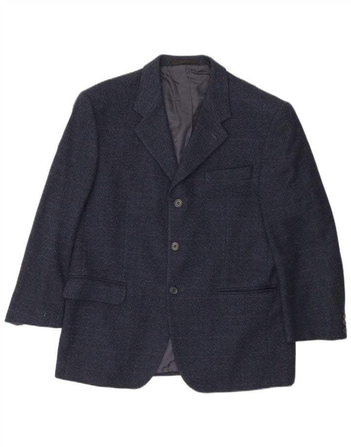 Vestra Chaqueta tipo blazer de 3 botones para hombre UK 40 Large Azul marino Espiga
