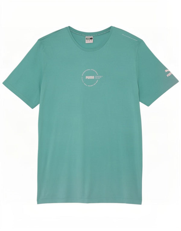 Puma Camiseta gráfica para hombre Top XL Turquesa Algodón