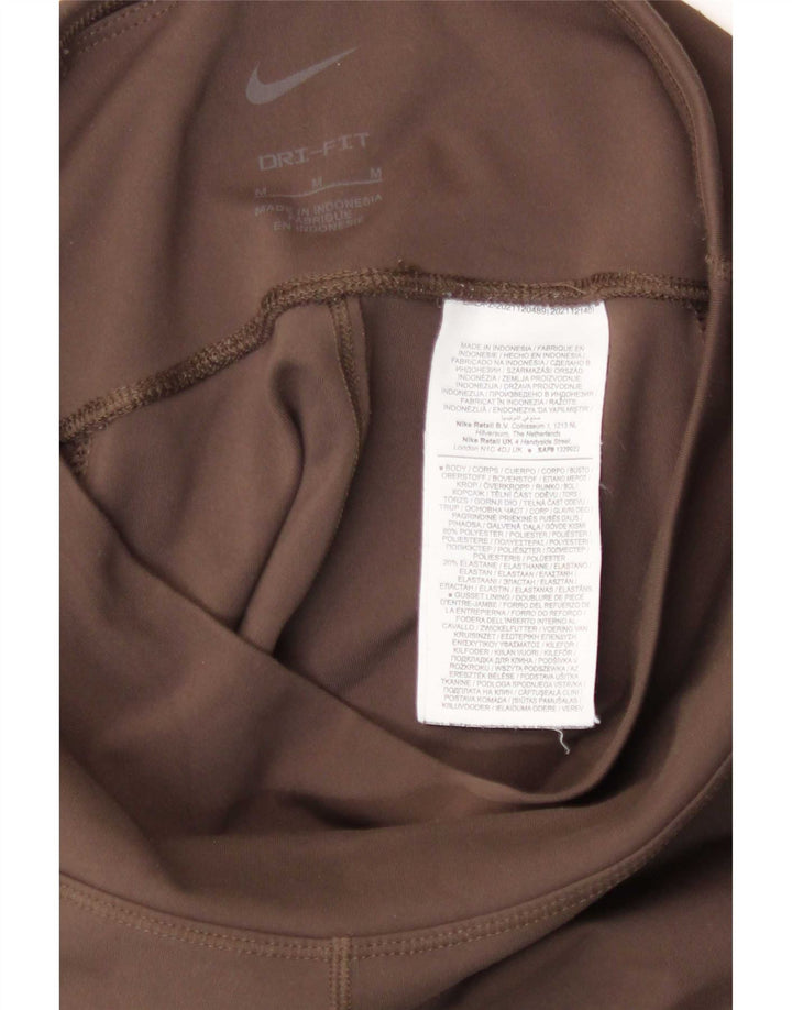 Nike Leggings Dri Fit para mujer UK 40 Poliéster marrón medio