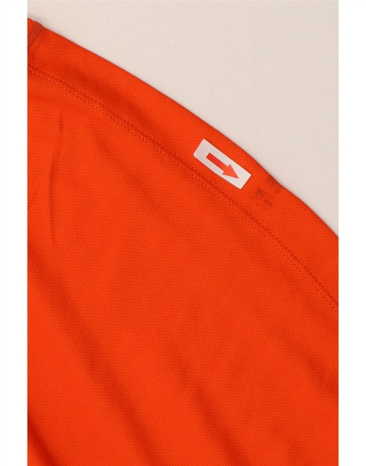 NIKE Camiseta Dri Fit para Hombre Top Small Naranja Colorblock