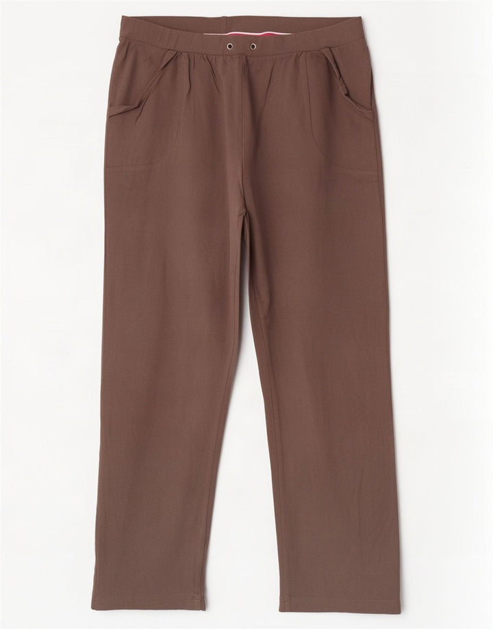 Ellesse Pantalones de chándal para mujer UK 42 Algodón marrón medio