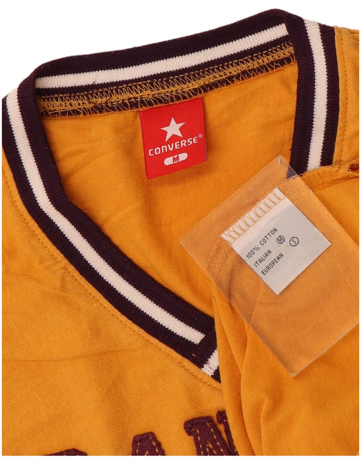 Converse Hombre Graphic Vest Top Algodón Amarillo Medio