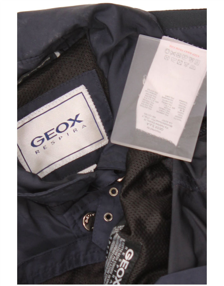 GEOX RESPIRA Chaqueta utilitaria para hombre UK 36 Small Azul marino Poliamida