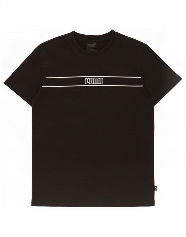 Puma Camiseta gráfica para hombre Top Medium Black