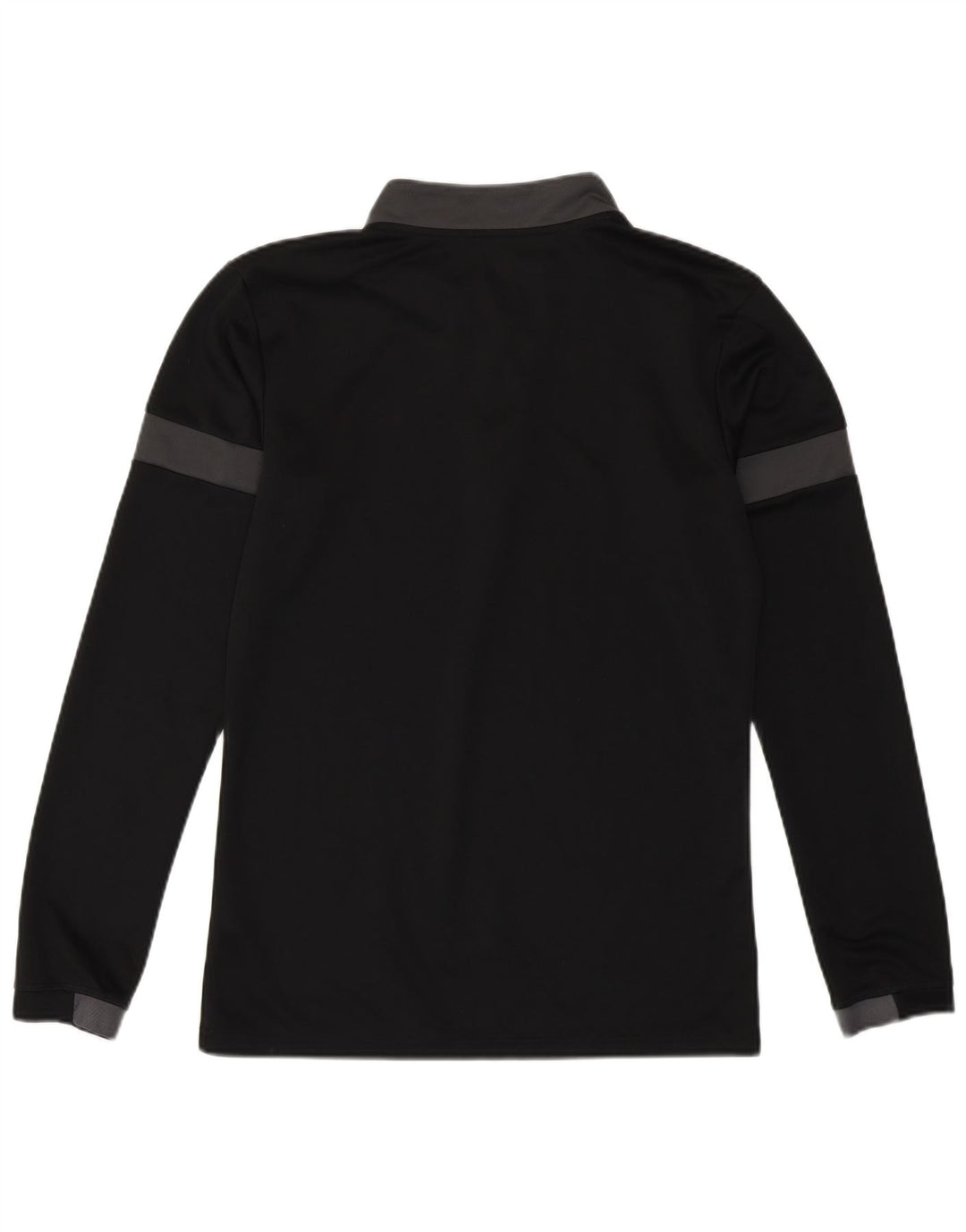 Puma Hombre Zip Neck Jersey Chándal Top Pequeño Negro Colorblock Poliéster