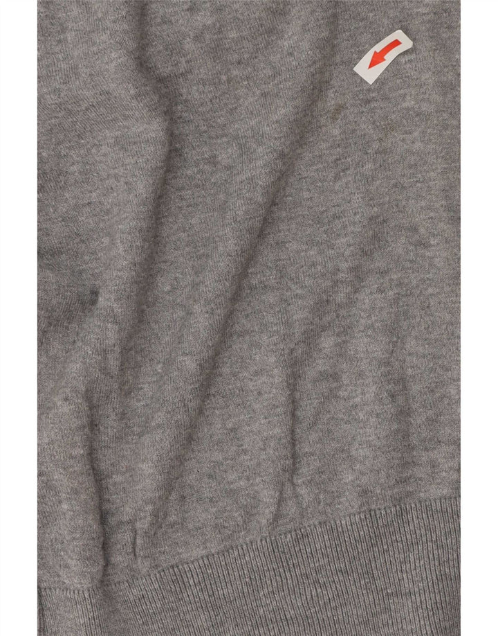 Marks & Spencer Suéter con Cuello en V Autograph para Hombre Grande Gris Algodón
