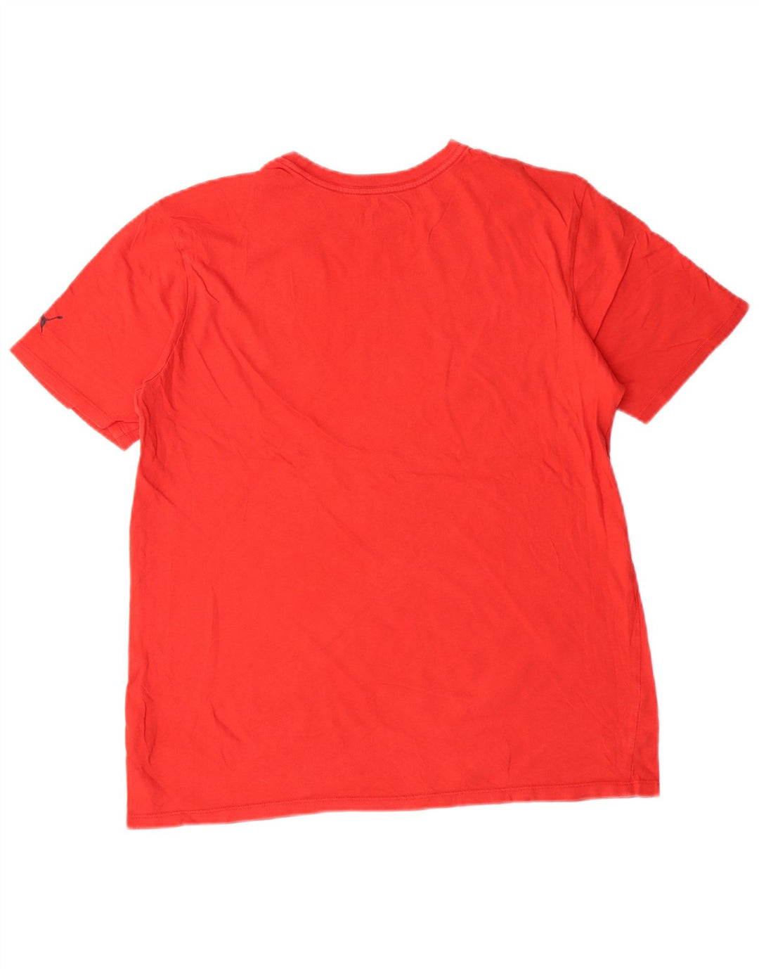 Puma Camiseta gráfica para hombre Top Small Red Cotton