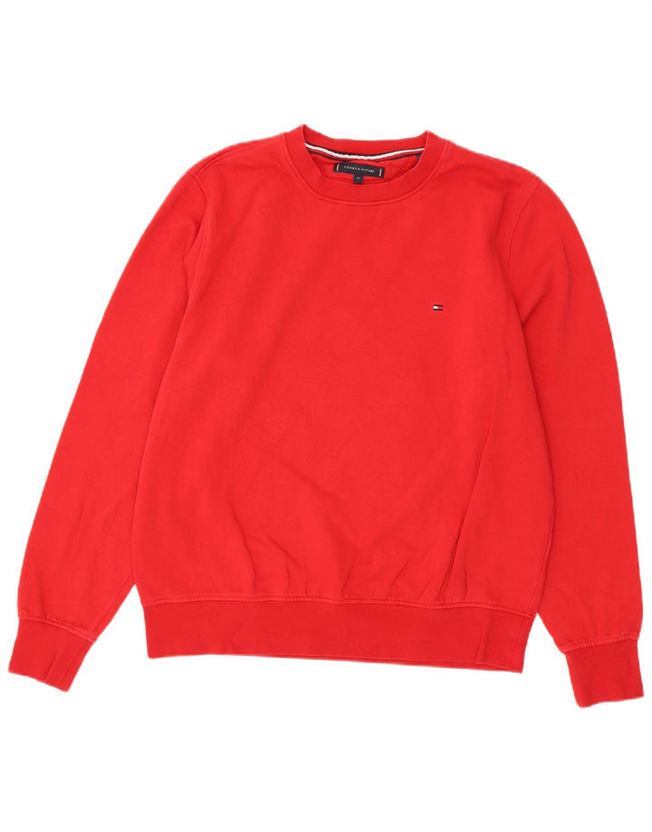 TOMMY HILFIGER Sudadera Hombre Jumper XL Rojo Algodón