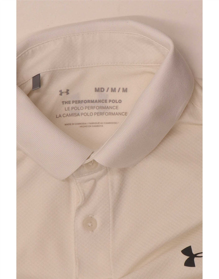 Polo Under Armour Hombre Blanco Mediano
