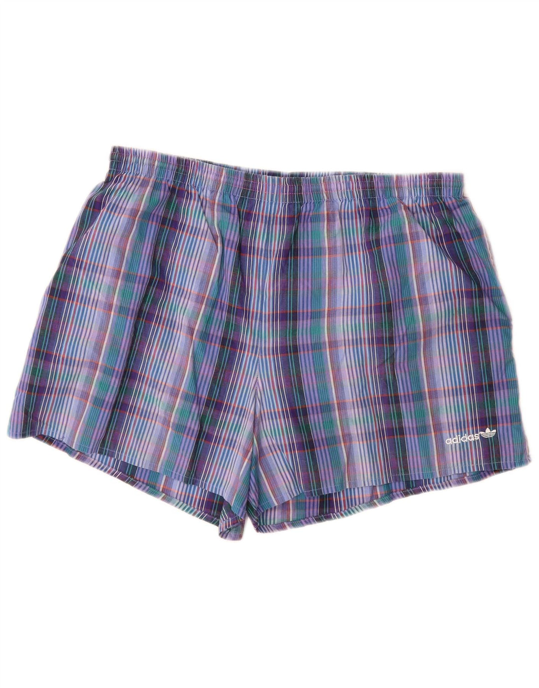 Bañador ADIDAS Hombre Grande Azul Cuadros Algodón