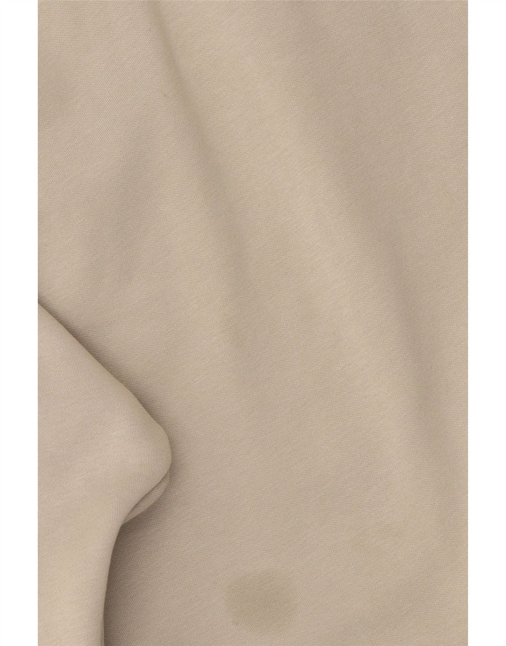 Adidas Hombre Gráfico Sudadera con Capucha De Gran Tamaño Jersey Pequeño Beige