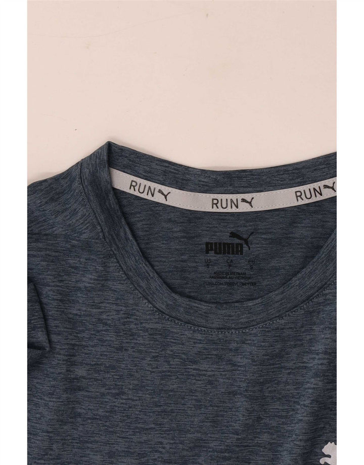 Camiseta Puma Hombre Top Small Azul Marino Moteado