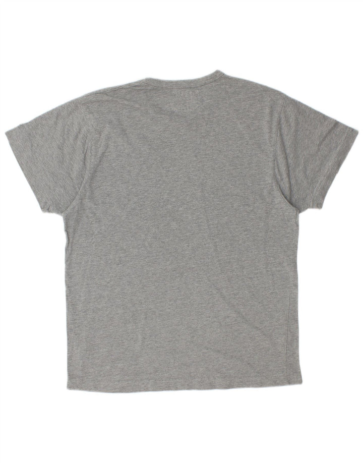 CHAMPION Camiseta gráfica para hombre Top pequeño gris