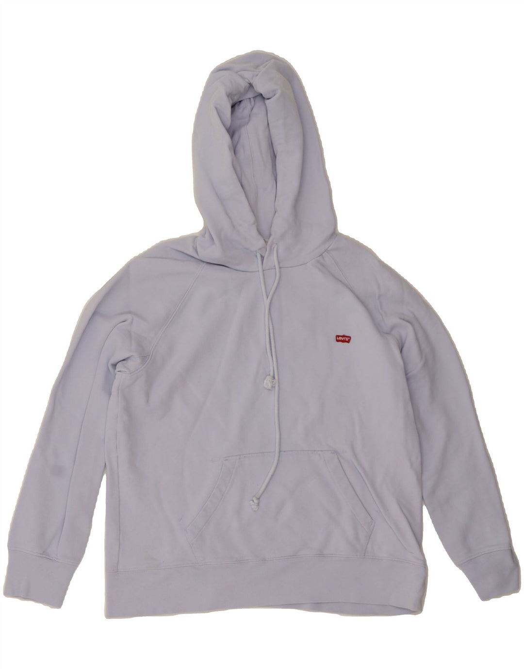 LEVI'S Womens Oversized Hoodie Jumper UK 10 Small Blue Cotton Vintage Levi's and Second-Hand Levi's from Messina Hembry 