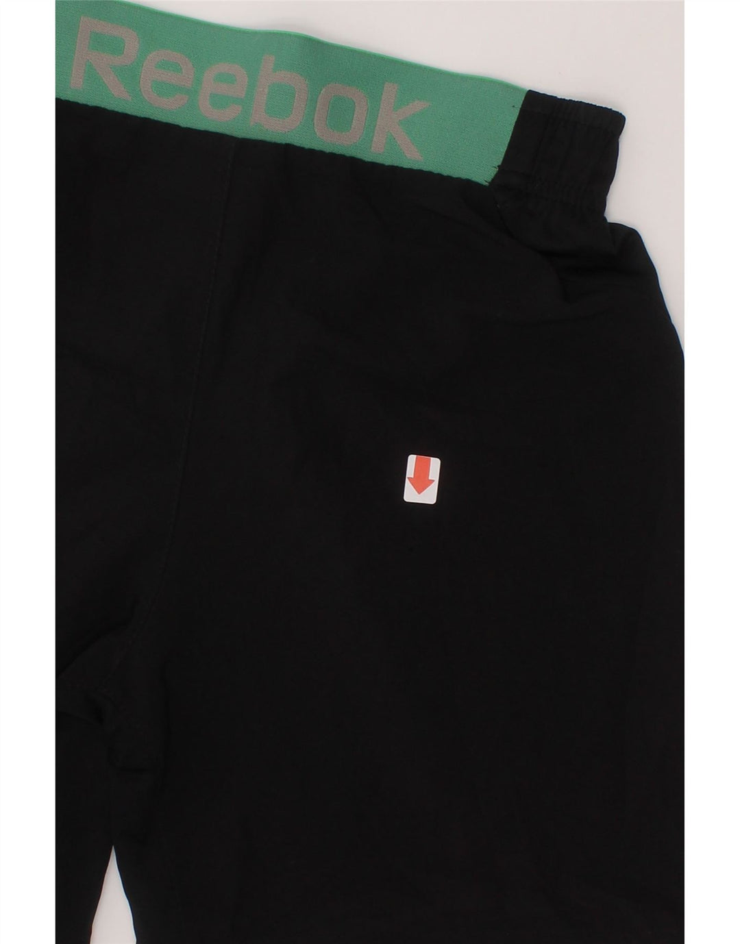 REEBOK Boys Sport Shorts 7-8 Years  Black Polyester Vintage Reebok and Second-Hand Reebok from Messina Hembry 