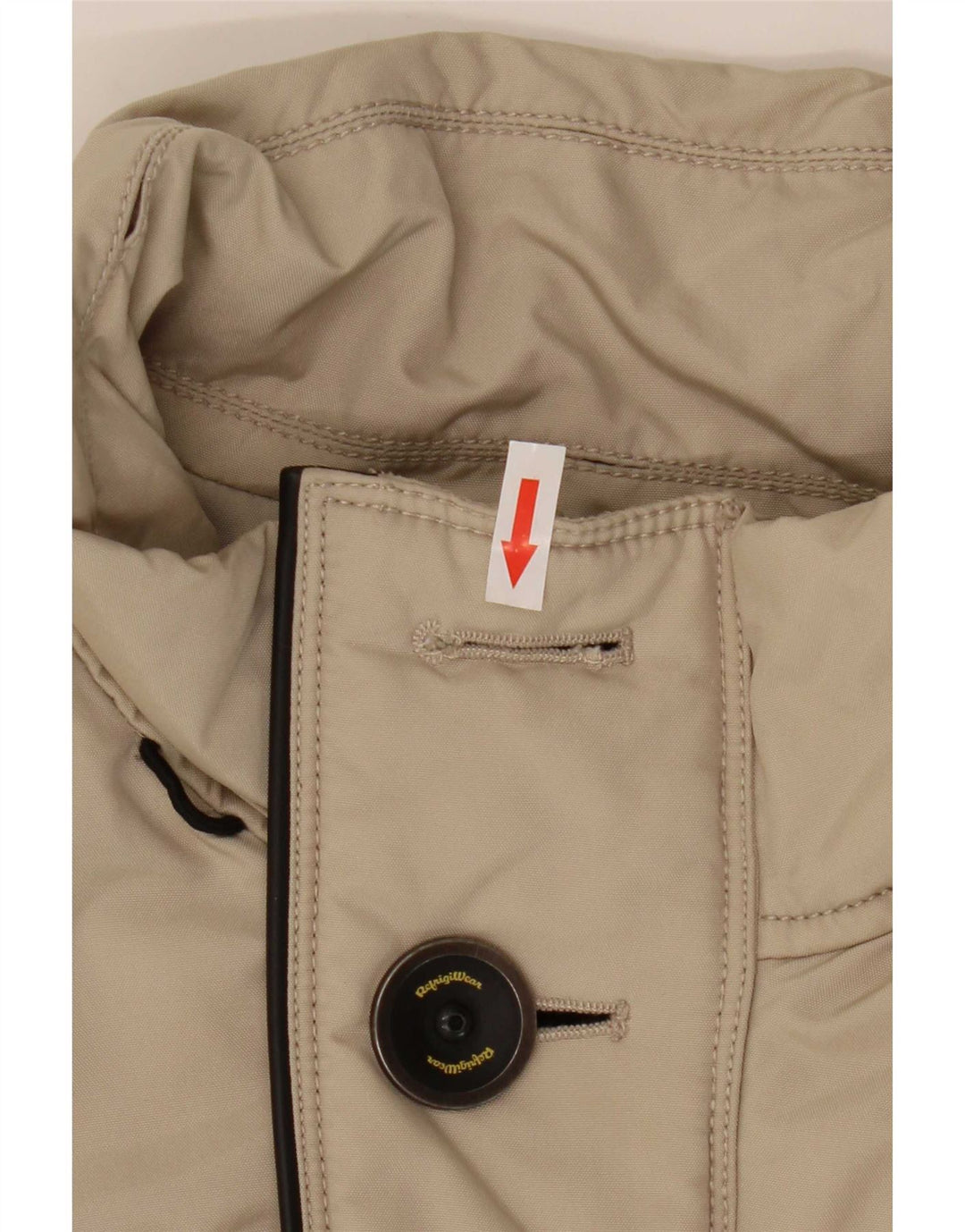 Refrigiwear Chaqueta impermeable para hombre UK 38 Medium Beige Nylon