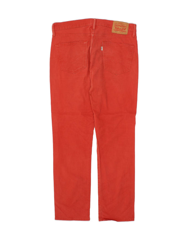 LEVI'S Pantalones casuales cónicos para hombre W34 L32 Algodón naranja