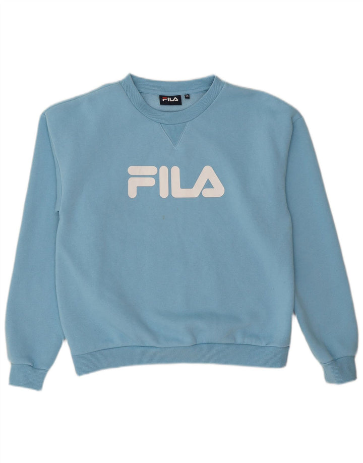 Fila Sudadera Gráfica Para Hombre Jumper XS Poliéster Azul