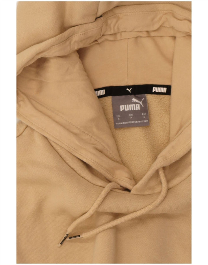 Puma - Sudadera con capucha para hombre, talla pequeña, color beige