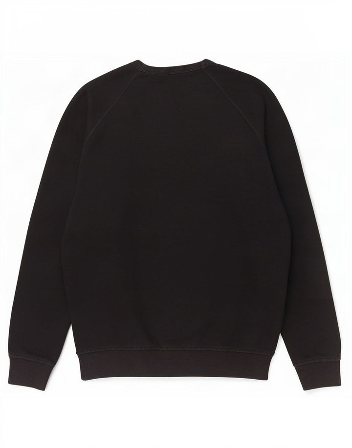 Diesel Hombre Sudadera Gráfica Jersey Grande De Algodón Negro