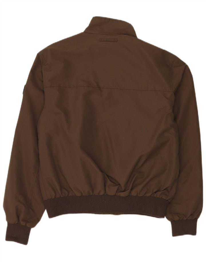 CANADIENS Chaqueta Bomber para Hombre IT 50 Grande Nylon Marrón