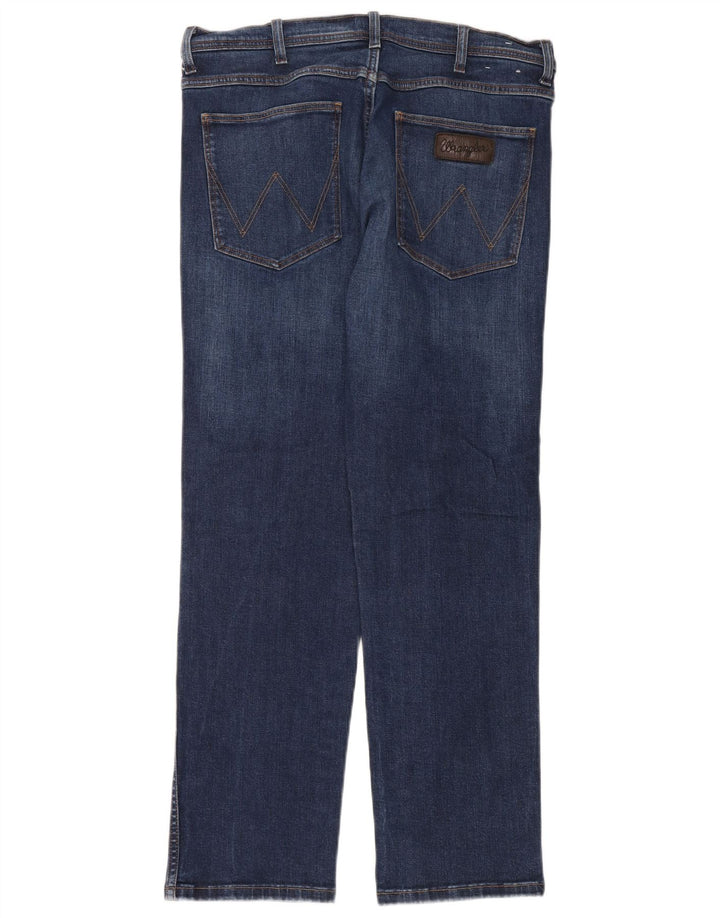 Vaqueros Wrangler Hombre Rectos W36 L32 Algodón Azul