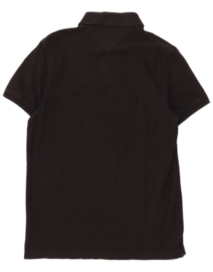 TOMMY HILFIGER Polo Slim Fit para Hombre Negro Mediano