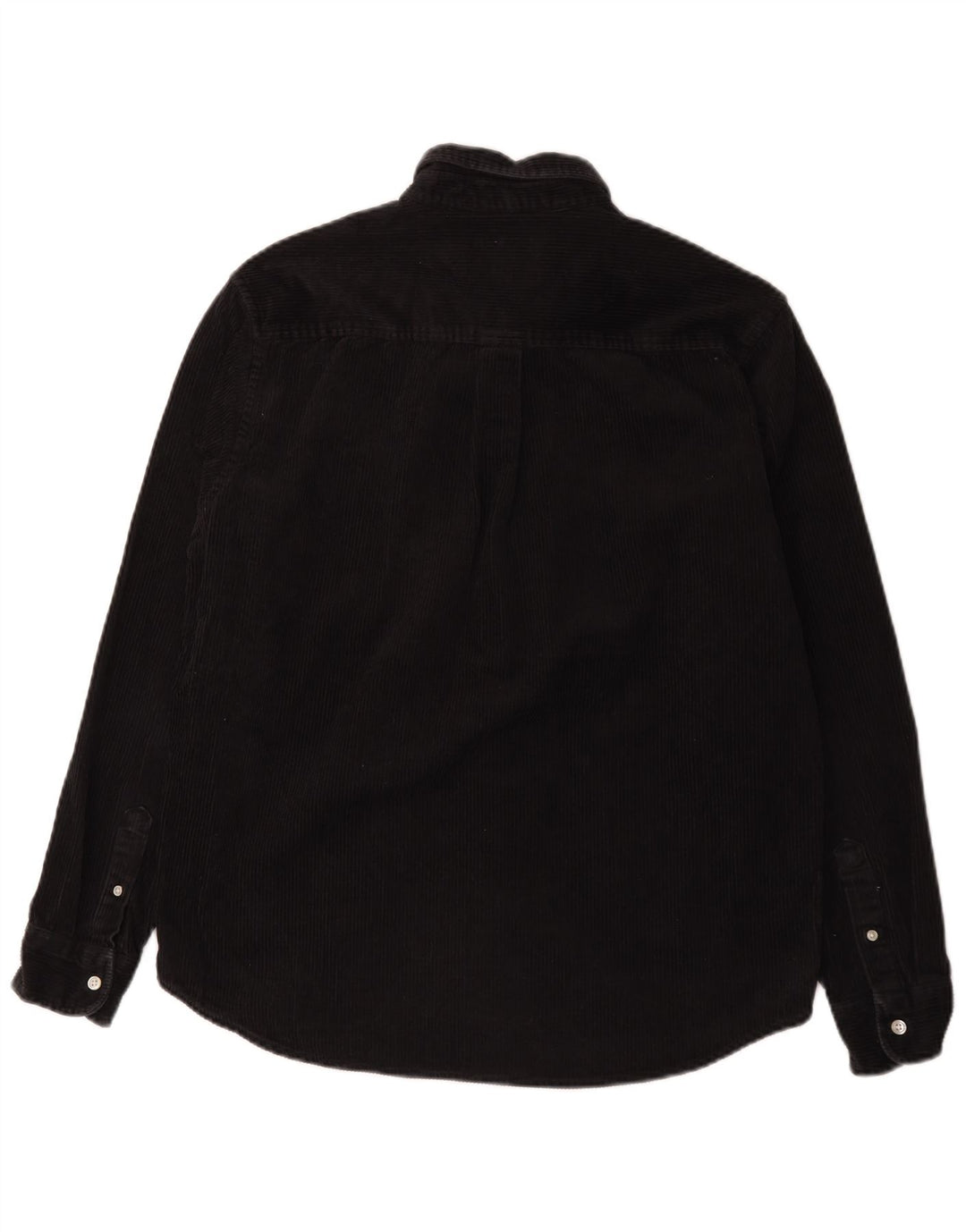 Carhartt Hombre Camisa De Pana De Algodón Negro Mediano