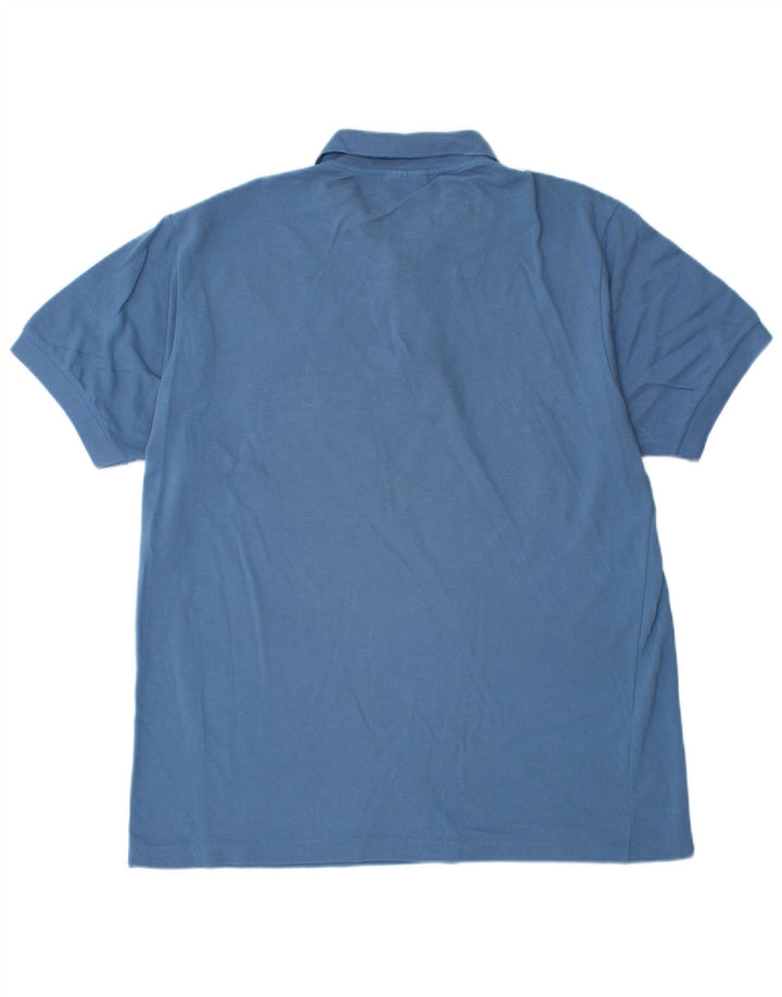 Polo Lacoste para hombre talla 4 algodón azul medio