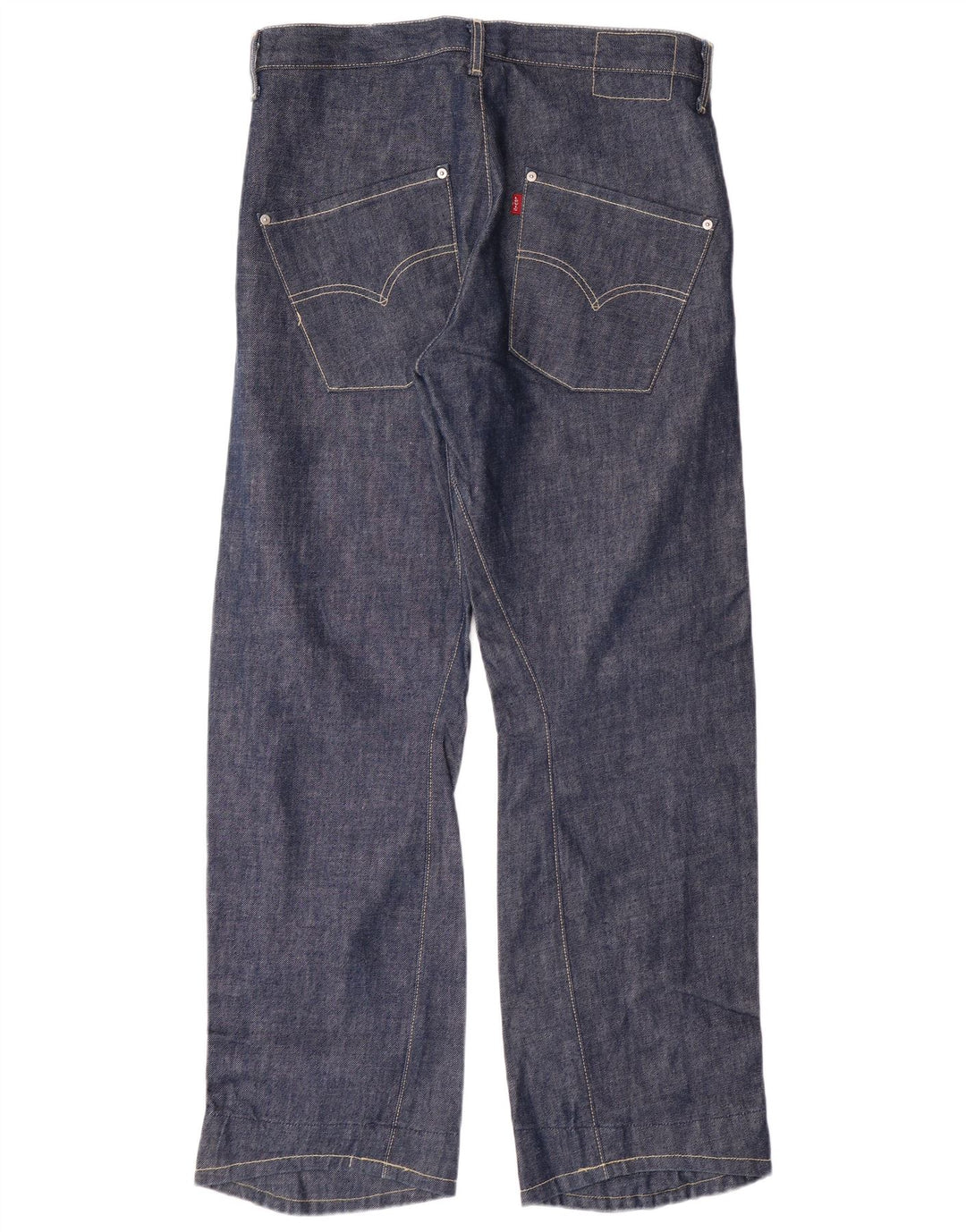 LEVI'S Jeans rectos 501 para hombre W32 L30 Azul Algodón Clásico