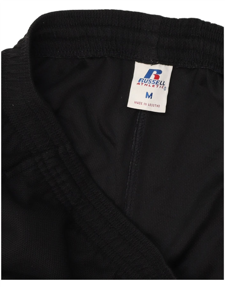 RUSSELL ATHLETIC Shorts deportivos para hombre Poliéster negro mediano