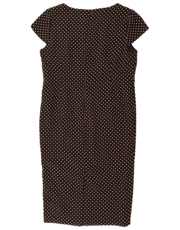 Minuet Vestido tubo para mujer UK 46 Grande Poliéster de lunares negros
