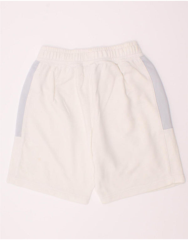 Nike Pantalones cortos deportivos con gráficos para niños 10-11 años Algodón color block mediano blanco
