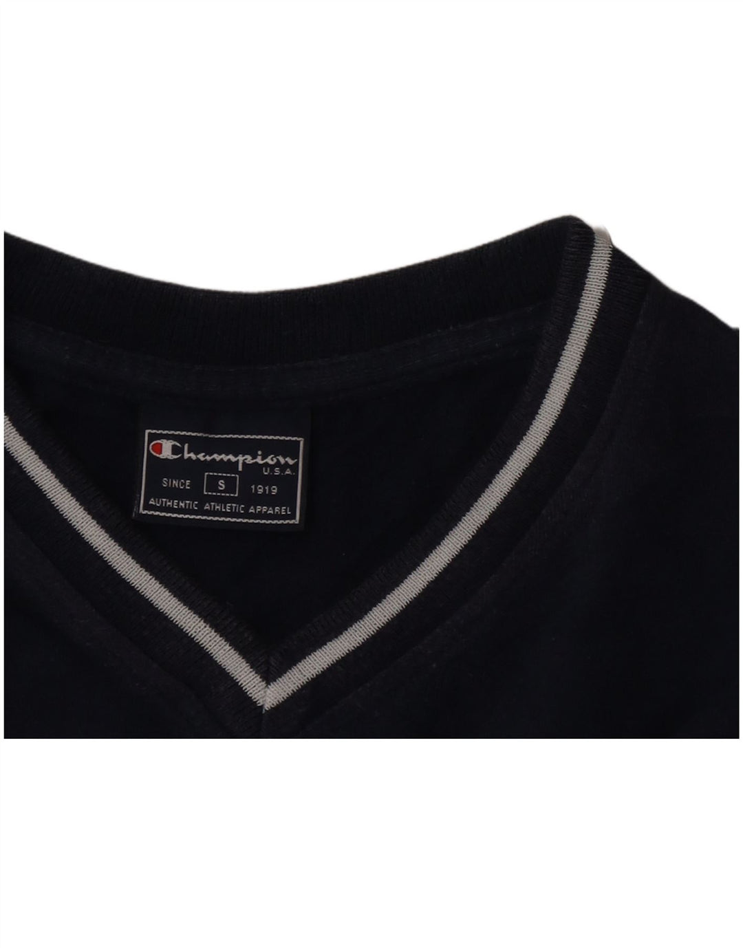 Champion Camiseta para hombre Top Small Azul marino