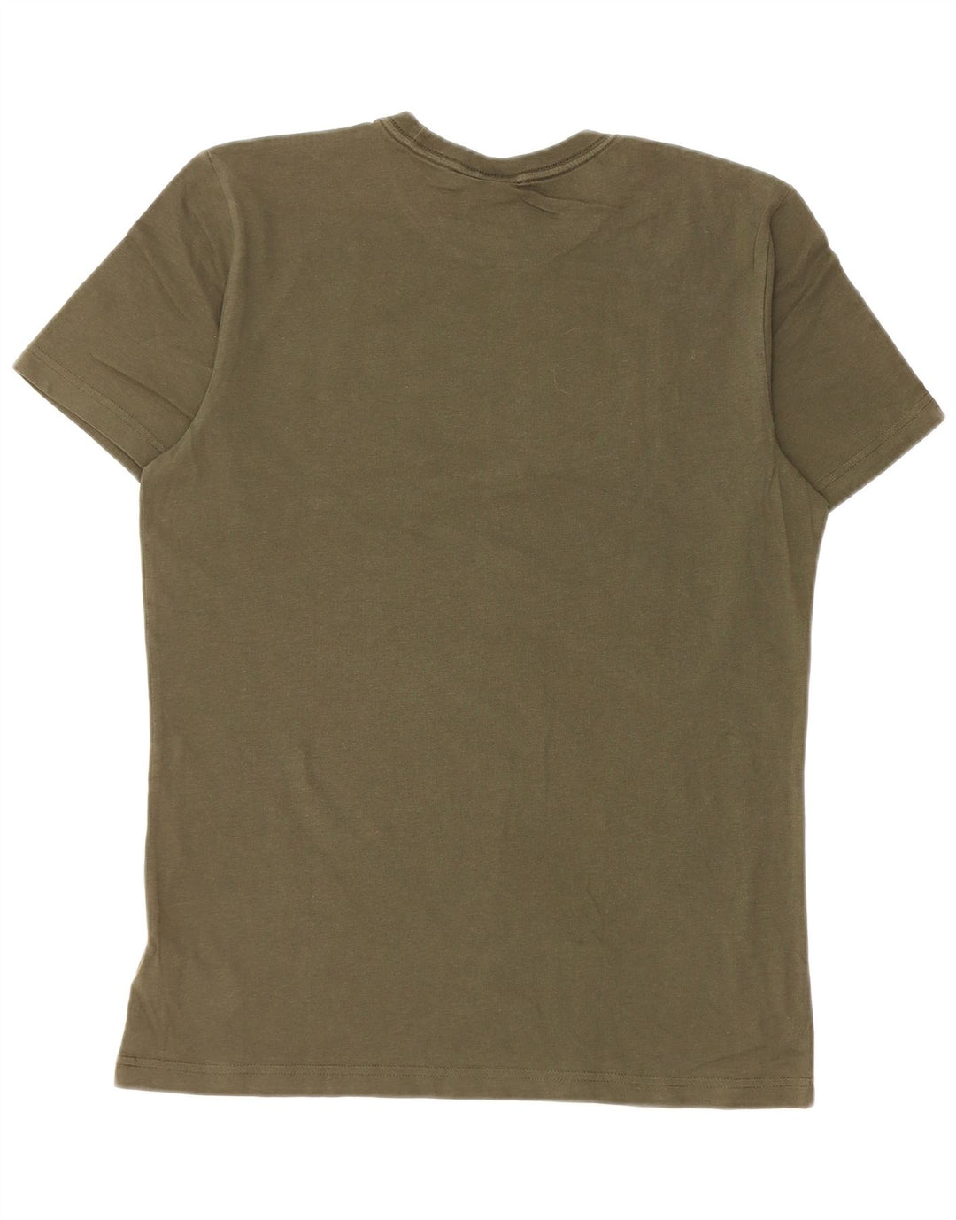 Adidas Hombre Camiseta Gráfica Top Algodón Verde Medio