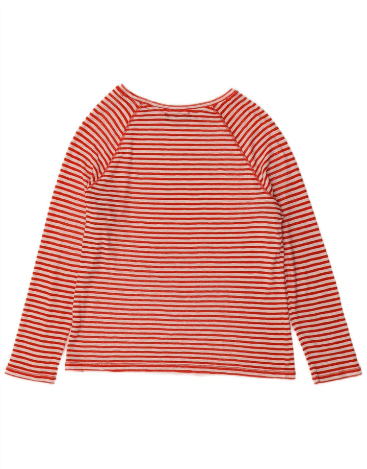 Marks & Spencer Top para mujer de manga larga UK 10 Small Red Stripes