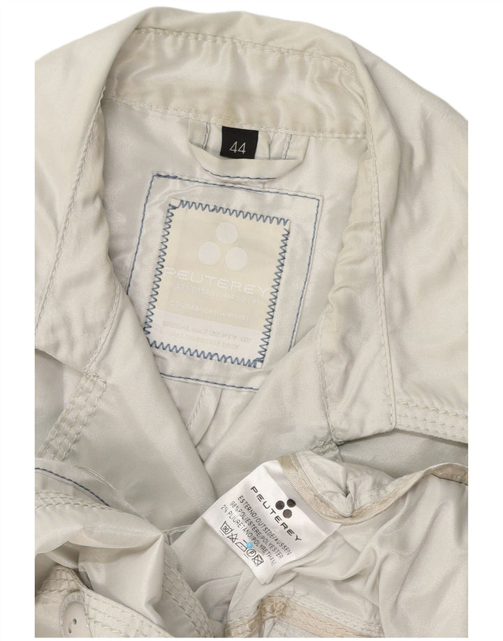 PEUTEREY Gabardina Mujer IT 44 Poliéster Gris Medio