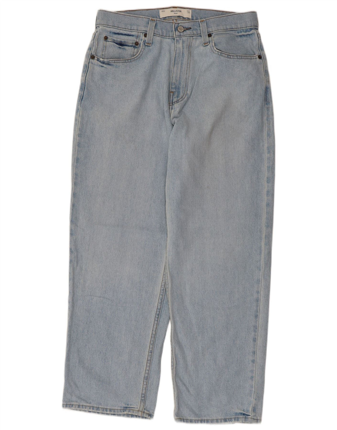 HOLLISTER Vaqueros holgados holgados para hombre W31 L30 Algodón azul