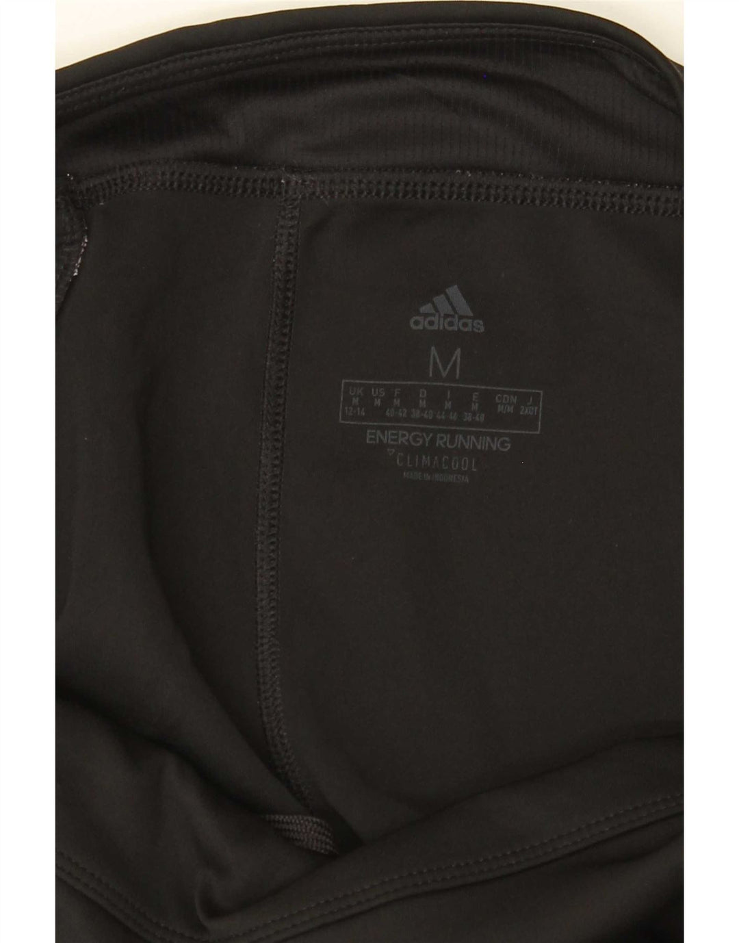 Adidas Climacool Crop Leggings para mujer Reino Unido 12/14 Mediano Negro Colorblock