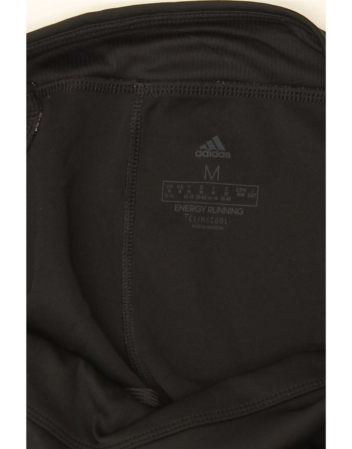 Adidas Climacool Crop Leggings para mujer Reino Unido 12/14 Mediano Negro Colorblock