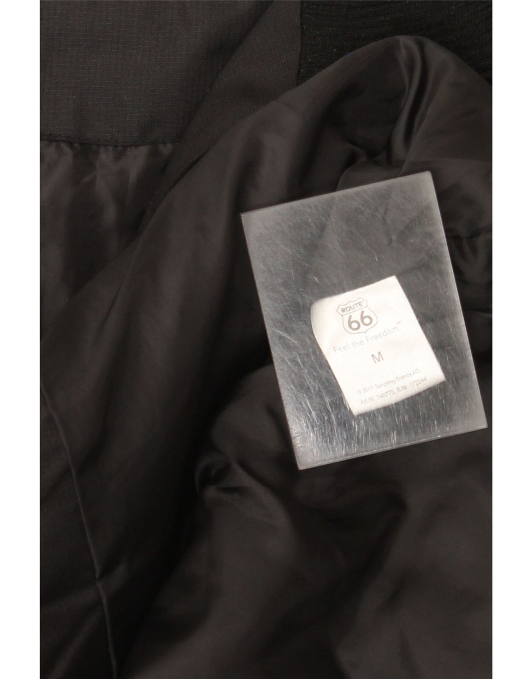 Route 66 Chaqueta acolchada para hombre UK 38 Mediana Negro Poliéster