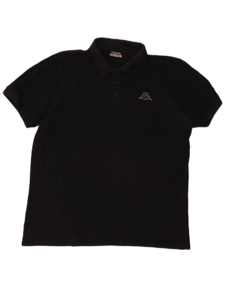 Kappa Polo Hombre XL Algodón Negro