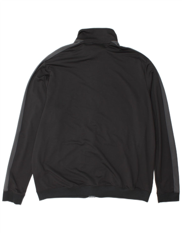 Nike Chaqueta de chándal para hombre XL Negro Colorblock Poliéster
