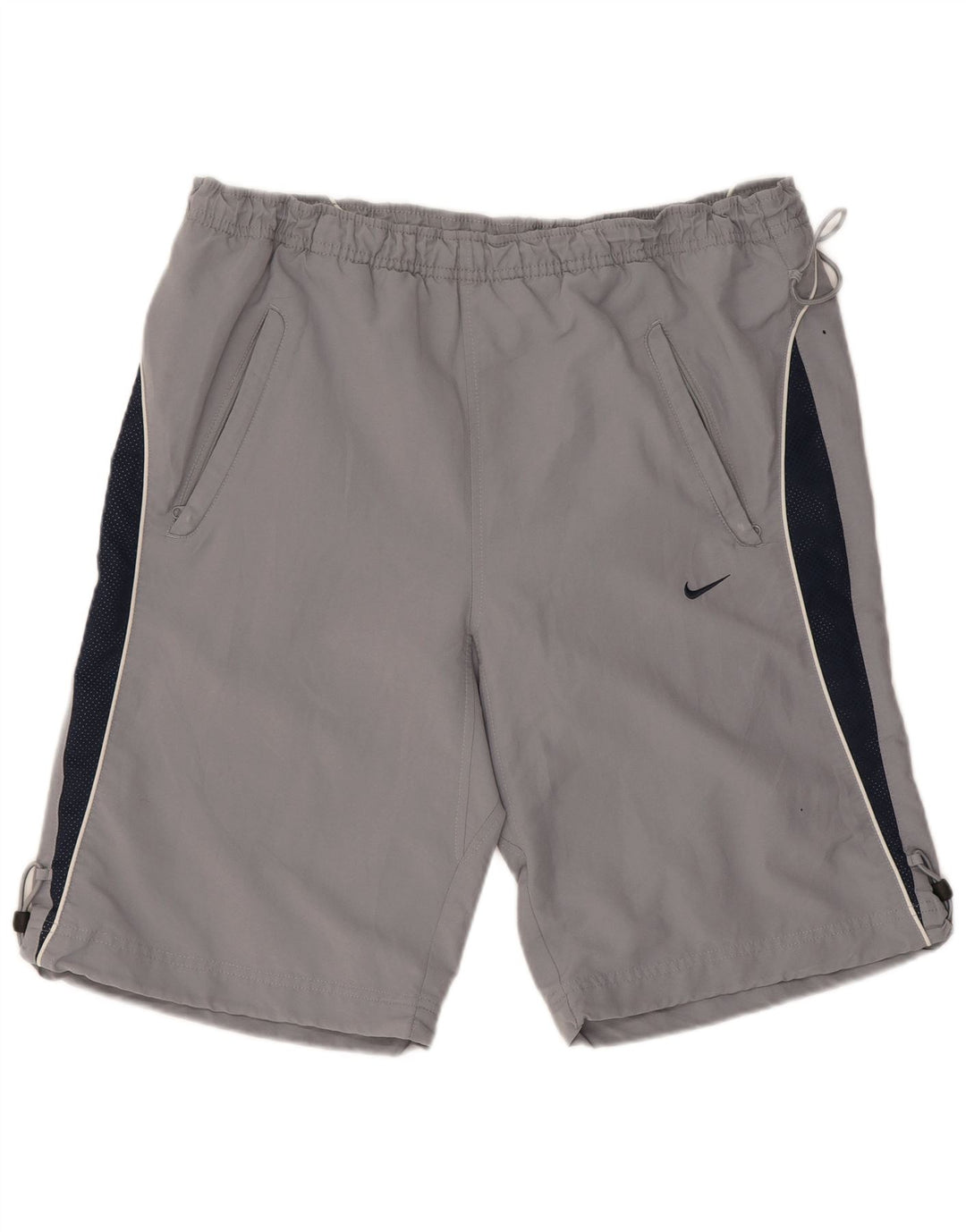 Nike Pantalones cortos deportivos para hombre ES 31/33 Gris medio Colorblock Poliéster