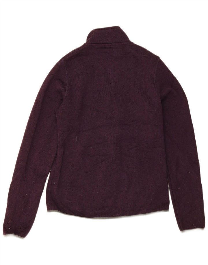 Eddie Bauer Chaqueta de chándal para mujer UK 10 Small Purple Moteado