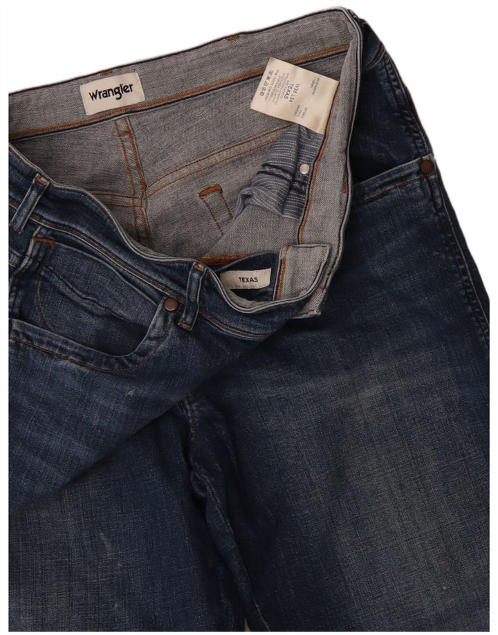 Wrangler Vaqueros rectos Texas para hombre W36 L34 Algodón azul