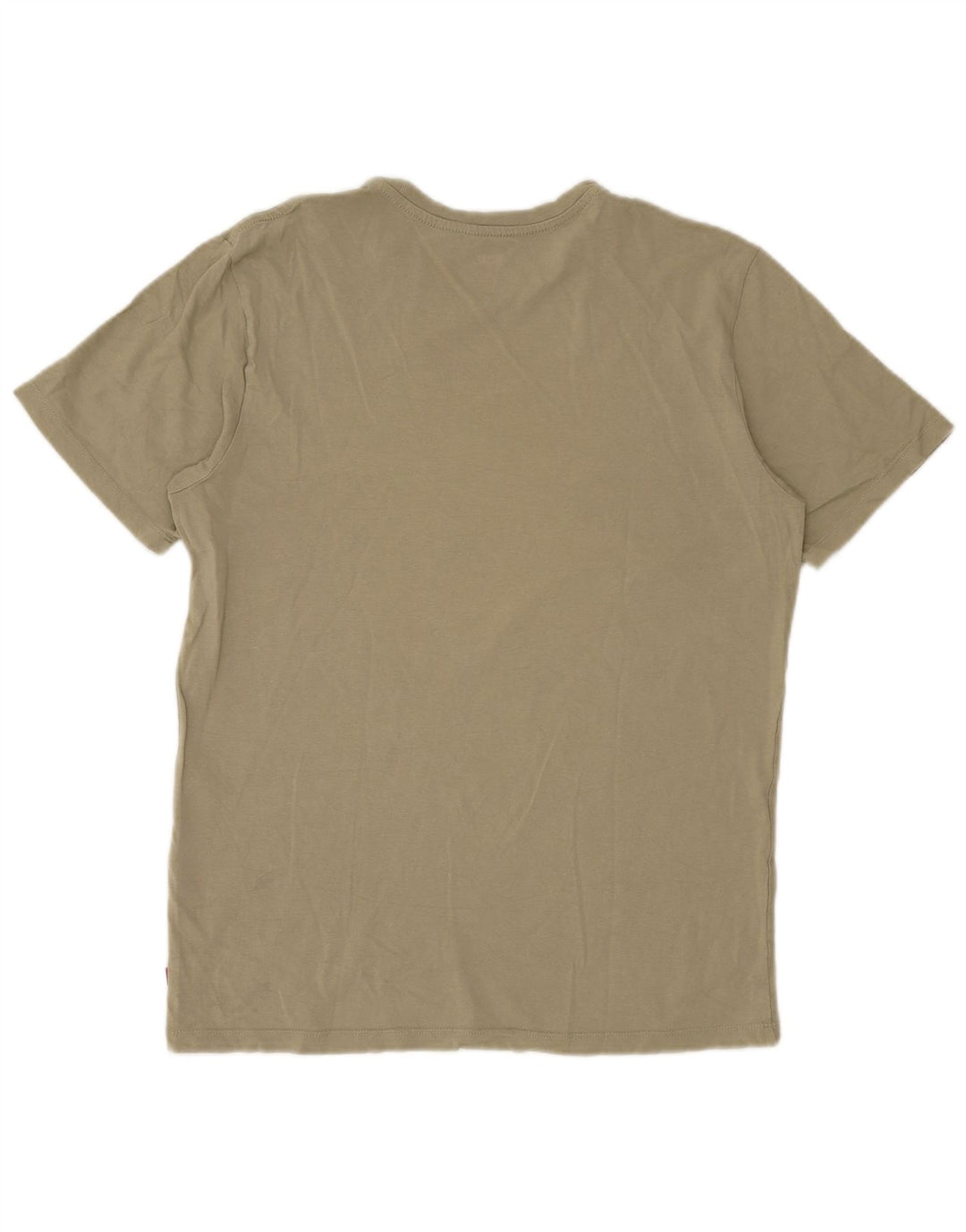 LEVI'S Camiseta gráfica para hombre Top Medium Khaki Cotton