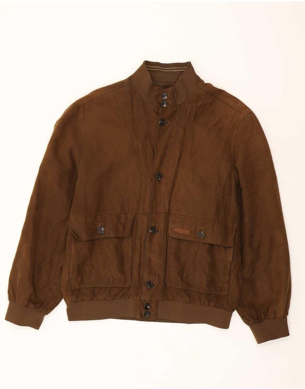 Navigare Chaqueta bomber para hombre ES 42 XL Marrón Poliéster